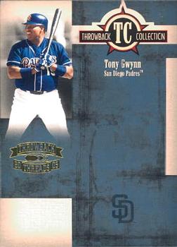 2005 Donruss Throwback Threads - Throwback Collection #TC-2 Tony Gwynn Front