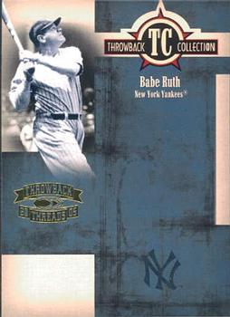 2005 Donruss Throwback Threads - Throwback Collection #TC-3 Babe Ruth Front