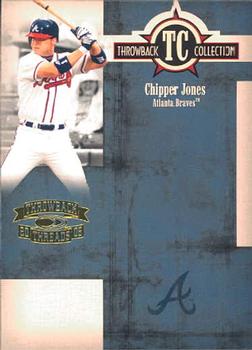 2005 Donruss Throwback Threads - Throwback Collection #TC-10 Chipper Jones Front
