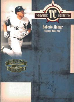 2005 Donruss Throwback Threads - Throwback Collection #TC-12 Roberto Alomar Front