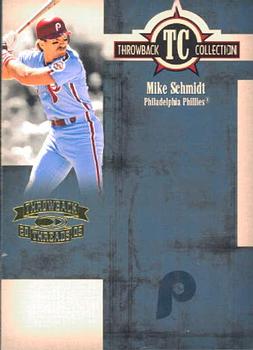 2005 Donruss Throwback Threads - Throwback Collection #TC-20 Mike Schmidt Front