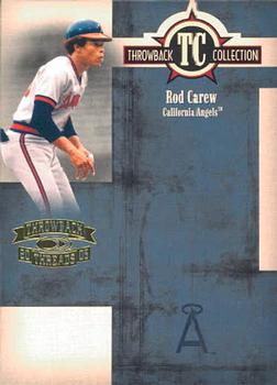 2005 Donruss Throwback Threads - Throwback Collection #TC-29 Rod Carew Front