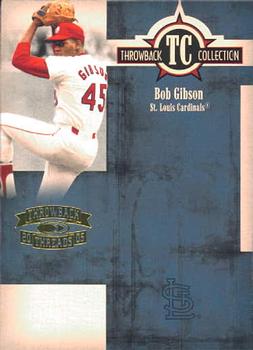 2005 Donruss Throwback Threads - Throwback Collection #TC-45 Bob Gibson Front