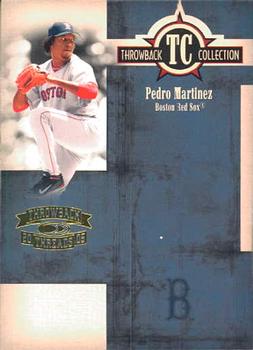 2005 Donruss Throwback Threads - Throwback Collection #TC-65 Pedro Martinez Front
