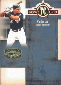 2005 Donruss Throwback Threads - Throwback Collection #TC-67 Carlos Lee Front