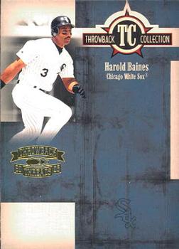 2005 Donruss Throwback Threads - Throwback Collection #TC-75 Harold Baines Front