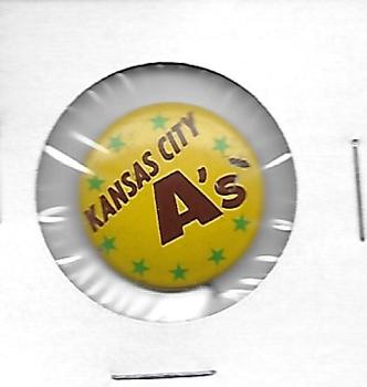 1966 Guy's Potato Chips Pins #NNO Kansas City A's Front