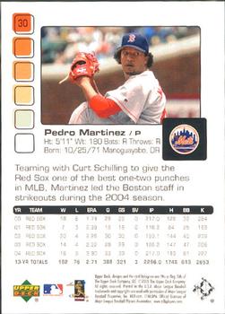 2005 Upper Deck Pros & Prospects #30 Pedro Martinez Back