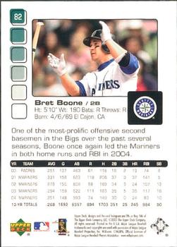 2005 Upper Deck Pros & Prospects #82 Bret Boone Back