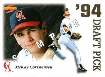 1995 Score - Samples #DP8 McKay Christensen Front