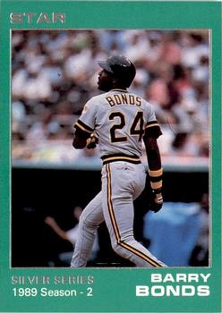 1990 Star Silver #176 Barry Bonds Front