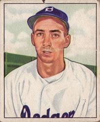 1950 Bowman #194 Billy Cox Front