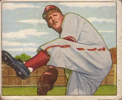 1950 Bowman #177 Hank Borowy Front