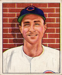 1950 Bowman #197 Johnny Wyrostek Front