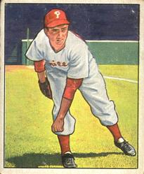 1950 Bowman #85 Ken Heintzelman Front