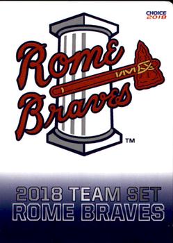 2018 Choice Rome Braves #35 Checklist Front