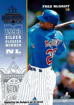 2003 Donruss Champions - Samples Silver #47 Fred McGriff Front