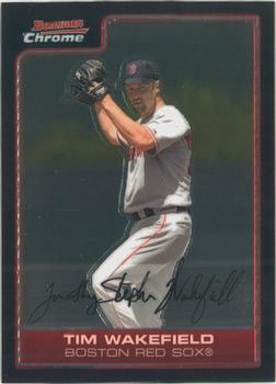 2006 Bowman Chrome #155 Tim Wakefield Front