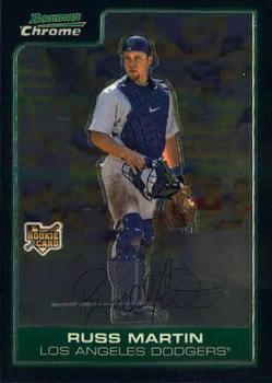 2006 Bowman Draft Picks & Prospects - Chrome #BDP13 Russell Martin Front