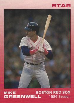 1989 Star Mike Greenwell Red - Glossy #6 Mike Greenwell Front