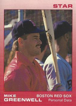 1989 Star Mike Greenwell Red - Glossy #9 Mike Greenwell Front