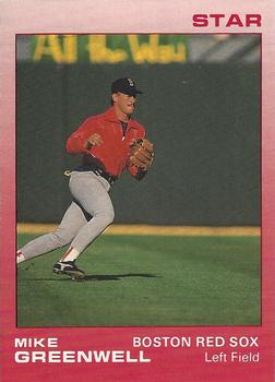 1989 Star Mike Greenwell Red - Glossy #11 Mike Greenwell Front