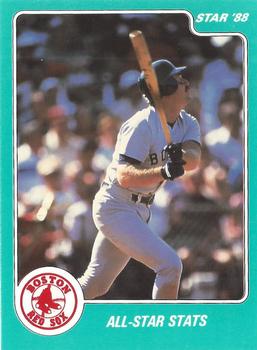 1988 Star Wade Boggs - Glossy #4 Wade Boggs Front