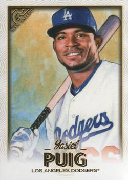2018 Topps Gallery #18 Yasiel Puig Front