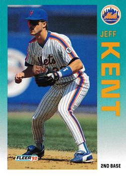 1992 Fleer Update #U-104 Jeff Kent Front