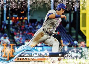 2018 Topps Holiday #HMW16 Michael Conforto Front