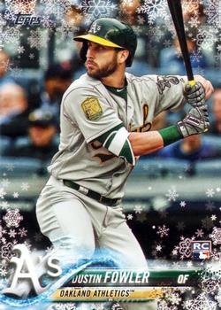 2018 Topps Holiday #HMW48 Dustin Fowler Front
