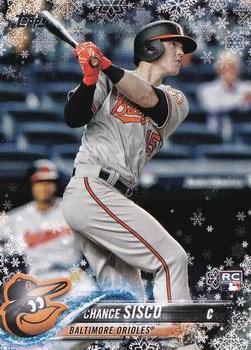 2018 Topps Holiday #HMW167 Chance Sisco Front