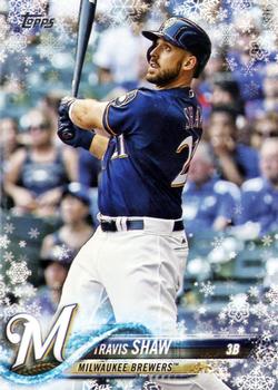 2018 Topps Holiday #HMW198 Travis Shaw Front