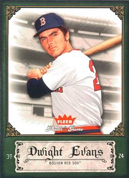 2006 Fleer Greats of the Game #32 Dwight Evans Front