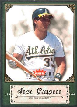 2006 Fleer Greats of the Game #55 Jose Canseco Front