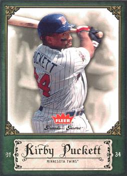 2006 Fleer Greats of the Game #56 Kirby Puckett Front