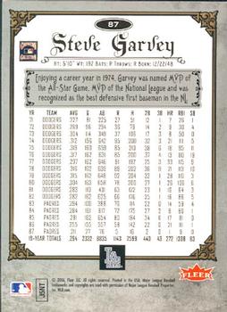 2006 Fleer Greats of the Game #87 Steve Garvey Back