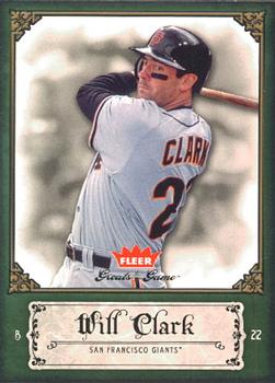 2006 Fleer Greats of the Game #97 Will Clark Front