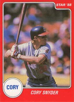 1988 Star Cory Snyder #1 Cory Snyder Front