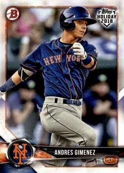 2018 Topps Holiday Bowman #TH-AG Andres Gimenez Front