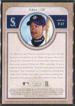2018 Topps Transcendent Collection Japan Edition #T-I1 Ichiro Back