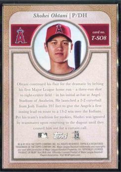 2018 Topps Transcendent Collection Japan Edition #T-SO8 Shohei Ohtani Back