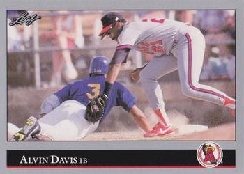 1992 Leaf #168 Alvin Davis Front