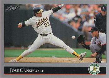 1992 Leaf #267 Jose Canseco Front