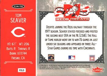 2006 Fleer Greats of the Game - Reds Greats #CIN-TS Tom Seaver Back