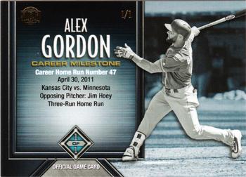 2017 Honus Bonus Fantasy Baseball - Career Stats Alex Gordon 151 Home Runs #47 Alex Gordon Front
