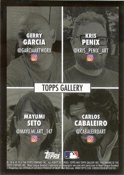 2018 Topps Gallery - Featured Artists #NNO Gerry Garcia / Kris Penix / Mayumi Seto / Carlos Cabaleiro Back
