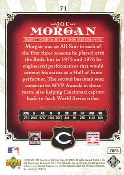 2006 SP Legendary Cuts #71 Joe Morgan Back