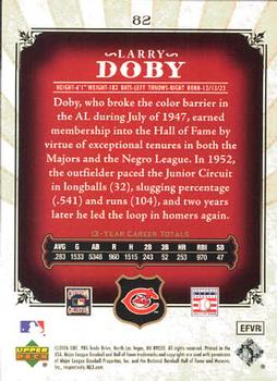 2006 SP Legendary Cuts #82 Larry Doby Back