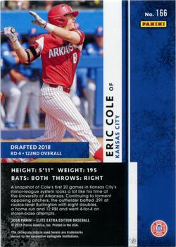 2018 Panini Elite Extra Edition - Aspirations Red #166 Eric Cole Back